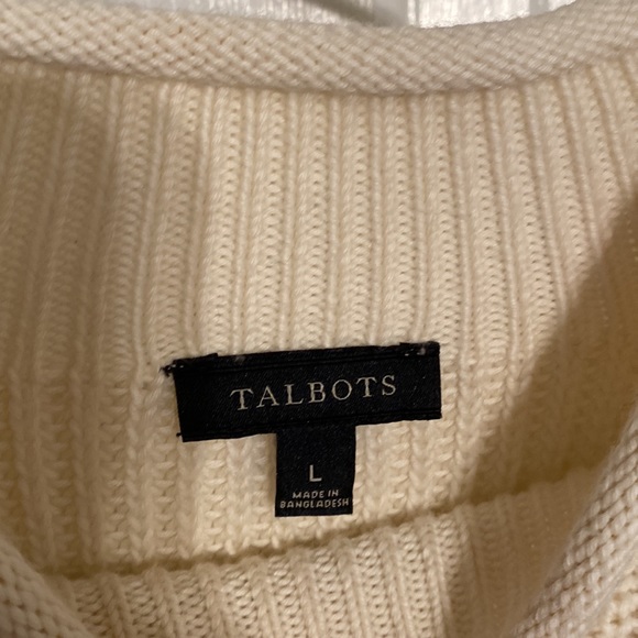 Talbots Nautical Strip Sweater Large - Picture 2 of 4
